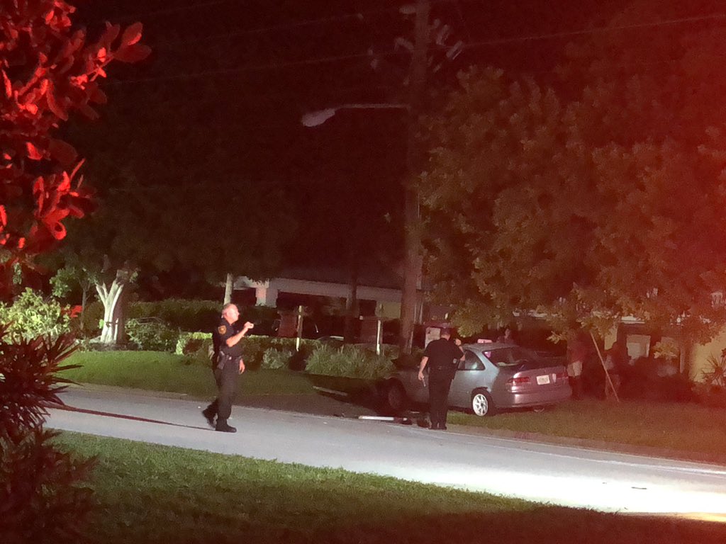 Traffic crash with injuries at 520 Pinellas Bayway S.  A vehicle struck a power pole that caused a power outage on Tierra Verde Island, effecting 3800 customers 