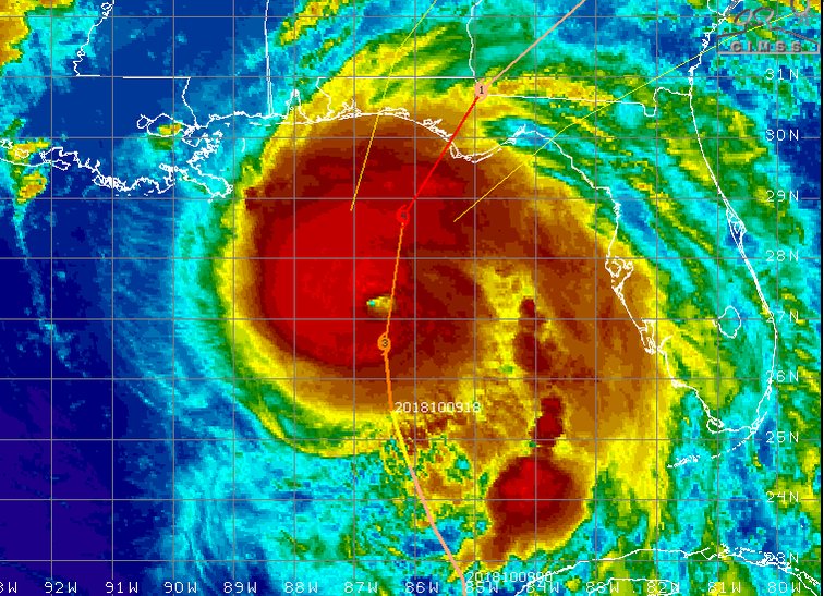 Hurricane Michael Approaching Florida Panhandle      