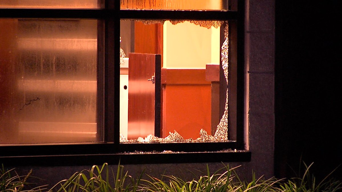 Burglary of the Dunkin Donuts on Race Track Road in Westchase. Deputies said the suspect(s) smashed a window and took cash from the registers and safe