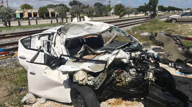 Woman in critical condition after Brightline accident     