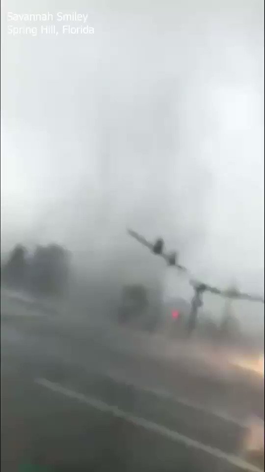 Spring Hill Fl That Person Just Drove Through A Tornado Wild Weather Day As Strong Squall Line Brought Widespread Severe Weather To The Tampa Bay Area Spring Hill Florida Florida News Today