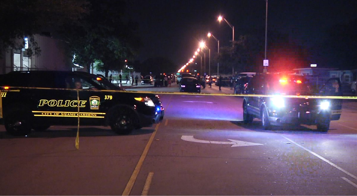 Large crime scene in the area of NW 23rd Avenue and NW 151 Street where two men are dead