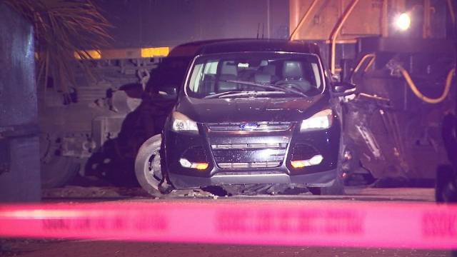 Freight train crashes into SUV parked on tracks in Orlando    