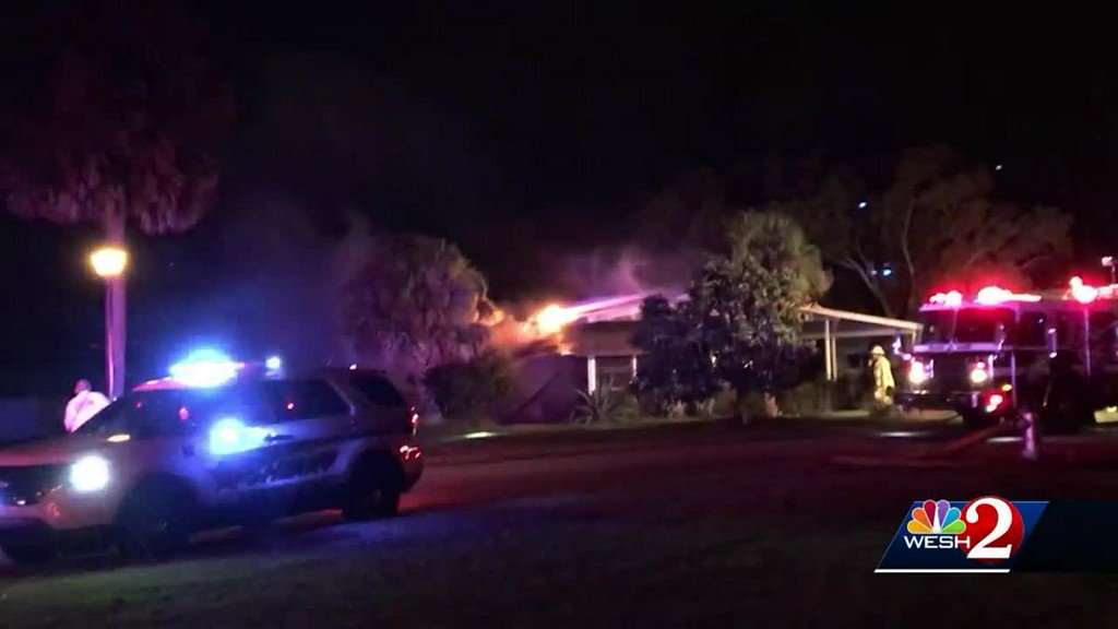 Elderly woman authorities were in process of helping dies in house fire    