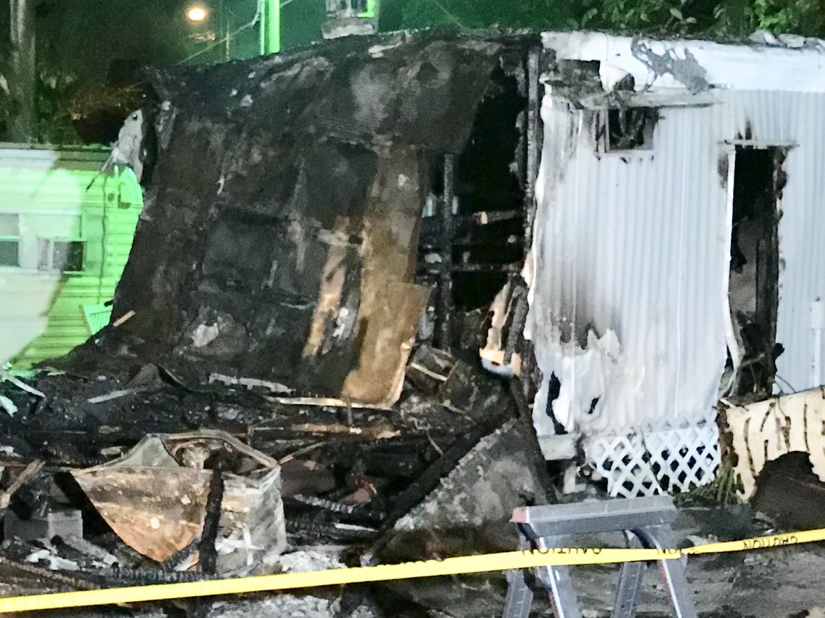 1 person taken to hospital after Tampa mobile home fire    