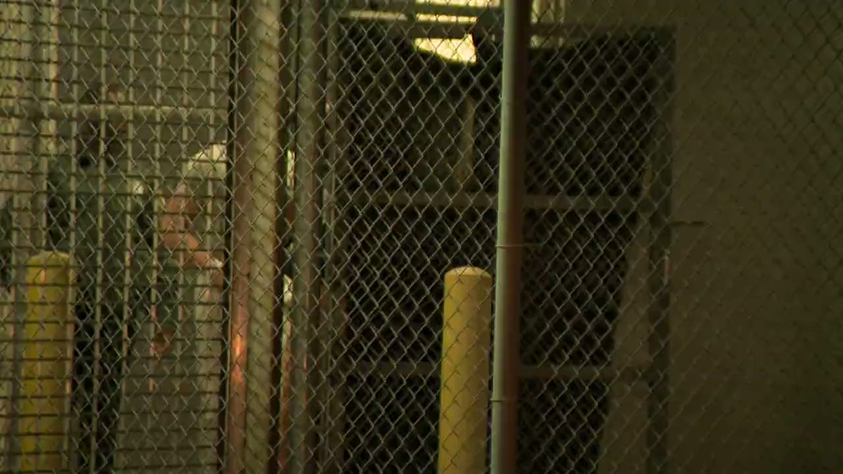 Footage from moments ago as MMA star ConorMcGregor leaves jail in Miami-Dade County. He was arrested earlier today after allegedly smashing a man's phone and taking it. 