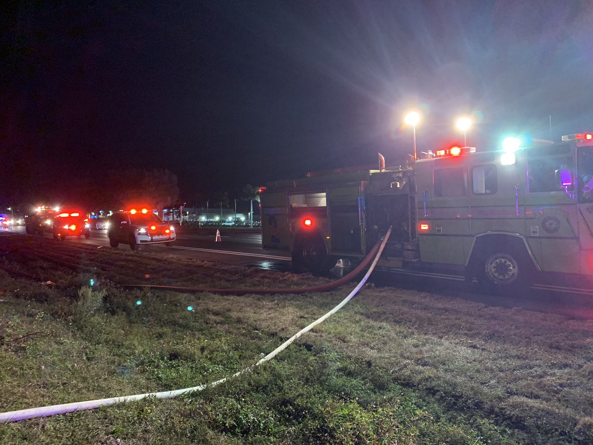 Firefighters extinguish brush fire in Stuart