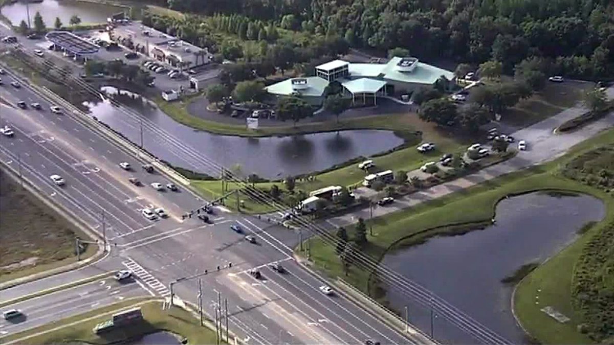 A person was found dead inside a submerged car in Pasco County, officials said.