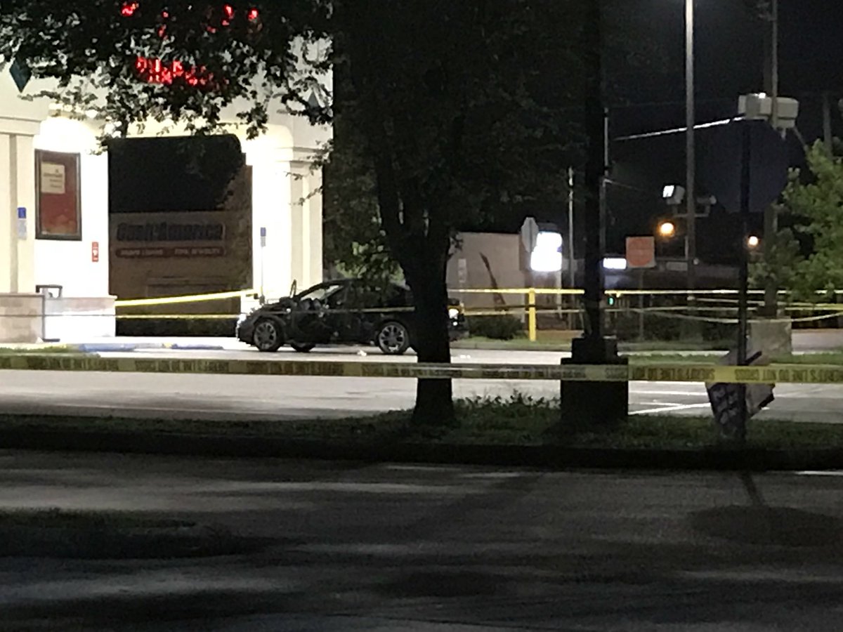 Deputies are searching for the suspect(s) who fired shots into a vehicle at Kingsway and Clay Ave in Brandon around 1:40 a.m., hitting and injuring a female passenger.