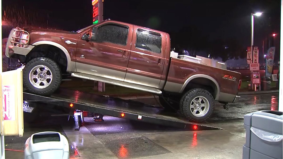 A driver was left stranded at a Tampa gas station after regular gas was apparently put into the diesel fuel tanks by mistake.  
