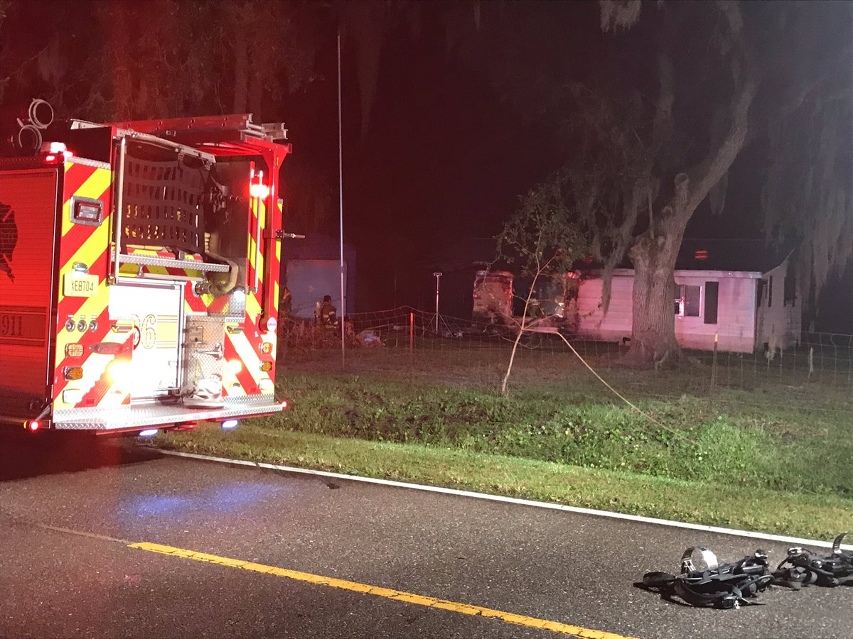 Jacksonville firefighter on scene of early morning house fire in 9600 blk of commonwealth avenue on the Westside - Home sustained heavy damage but no word as to any injuries 