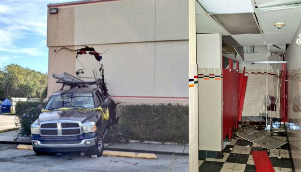 Truck slams into Chuck E. Cheese in heart of Orlando's tourist district