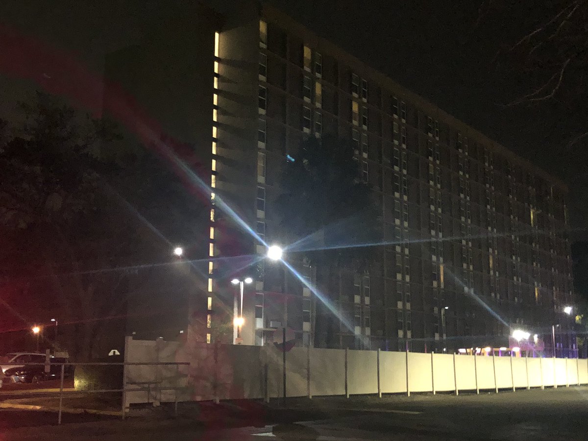 Police are looking for the person who shot a man and woman inside the lobby of an apartment complex off Philips Hwy.