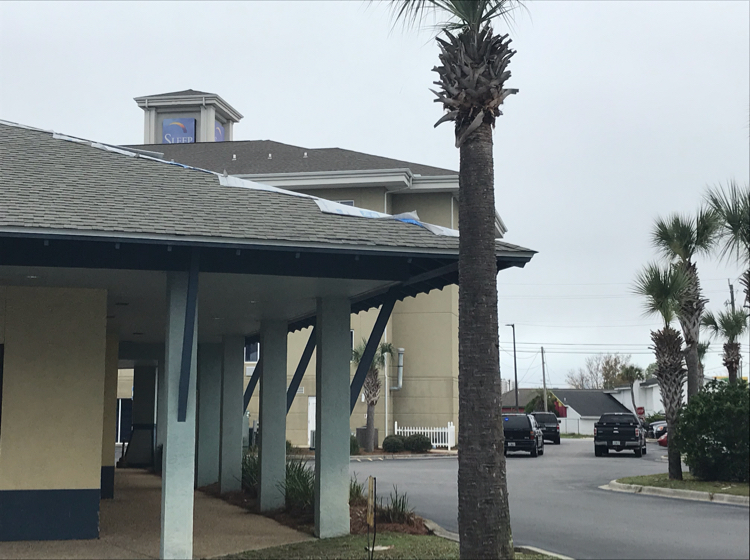 The Bay County Sheriff's Office has responded to a report of an armed barricaded suspect at the Sleep Inn on Front Beach Road in Panama City Beach. The suspect has two warrants here, one for an armed robbery in Panama City this morning.