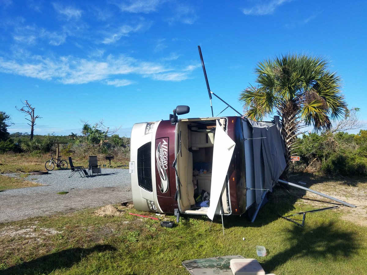 Some of the visual damage from severe storms in Flagler County. firstalertwx