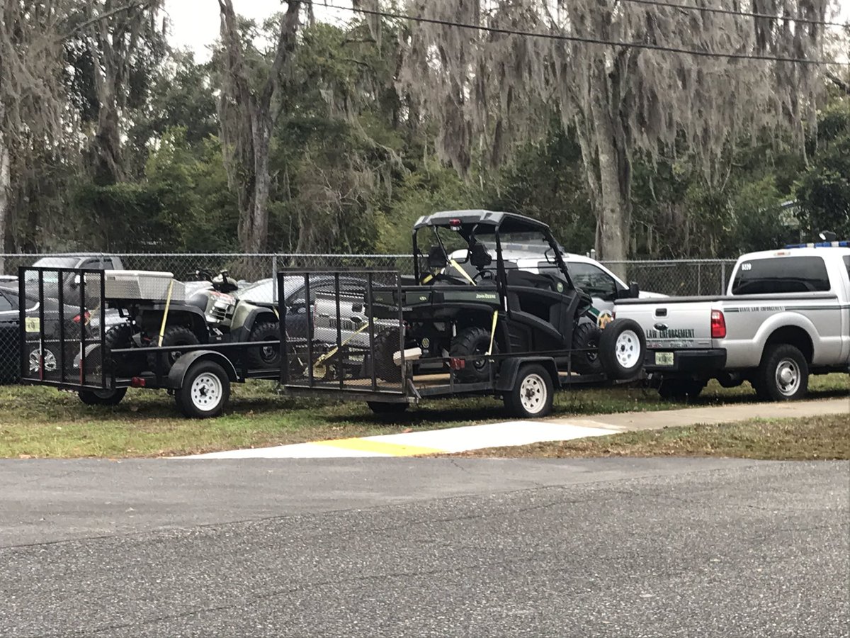 JTAFLA brining in busses and @MyFWC providing ATV's as dozens of officers will soon take to the woods trying to find the 2 missing children