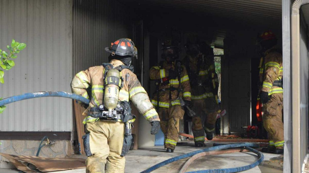A person has died and another was taken to a hospital for burns sustained during a fire at a home in Ocala.