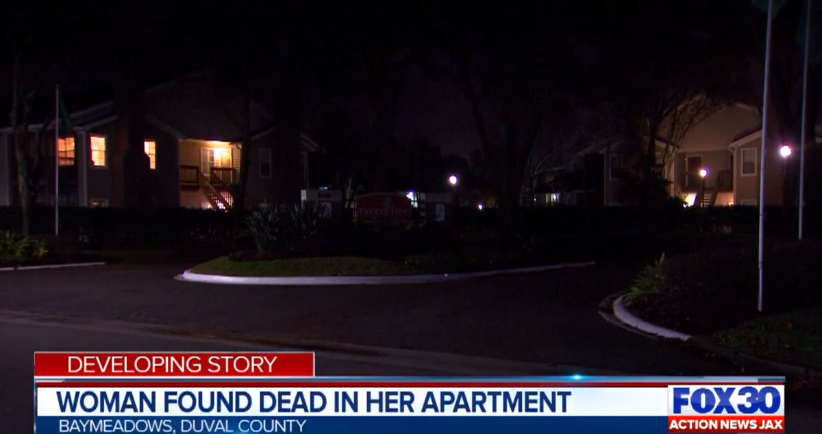 Woman brutally murdered in her Southside apartment at the Green Tree Place apartment complex near Baymeadows Road and Southside Boulevard. leaves neighbors in shock