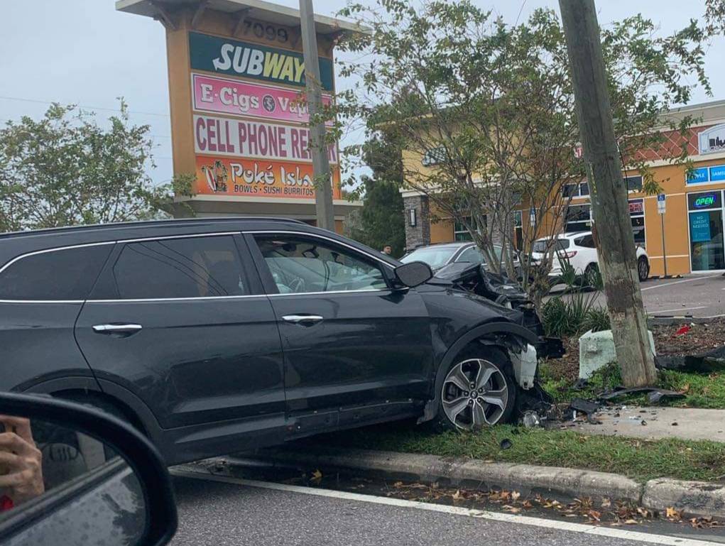 Pinellas Park: Crash on 66th St N  at 70th Ave. Lanes on 66th Street blocked until Duke Energy can replace power pole. Expect delays