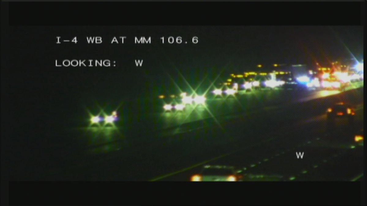 Crash on I-4 EB near the St. Johns River Bridge. Looks like a few lanes are blocked