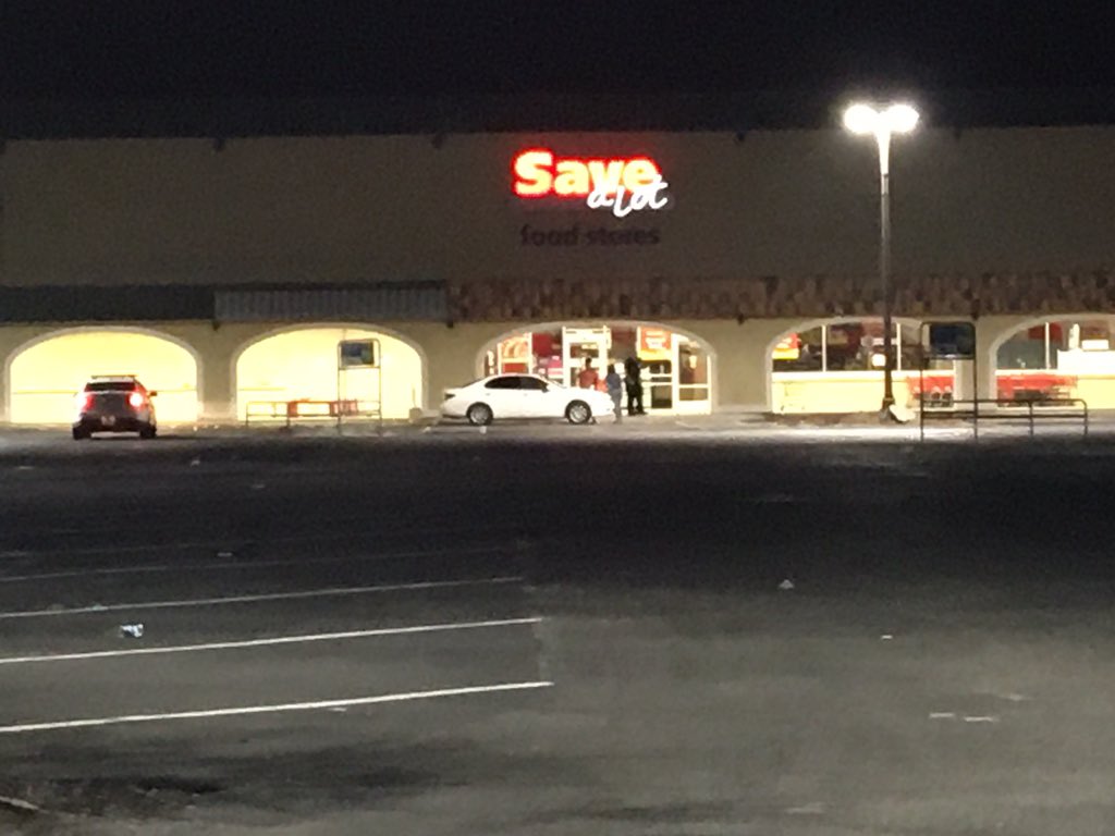 Investigating a shooting from overnight. Officers in front of the Save A Lot on 6th St. S. Police not giving much info now, only saying someone was shot. 