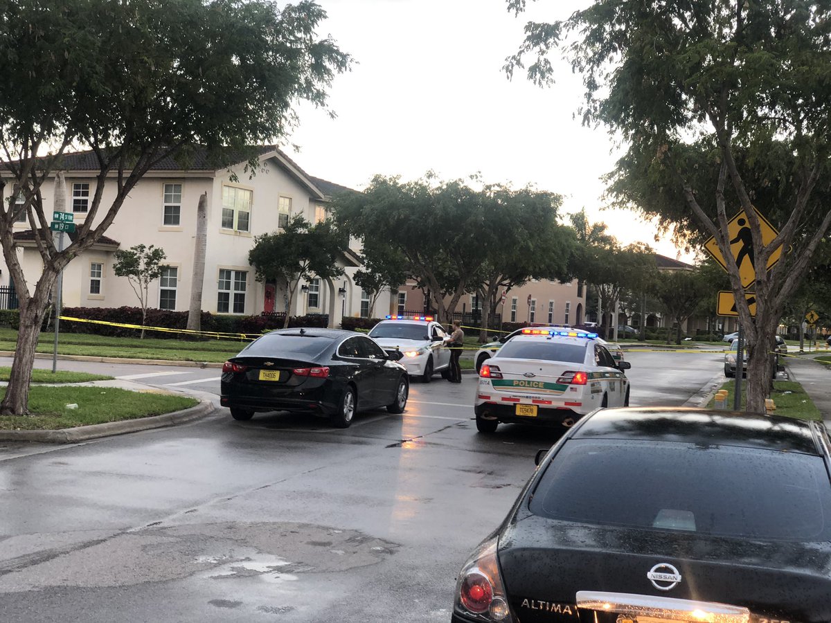 Man shot multiple times in NW Miami Dade neighborhood. This is at NW 17th Ave where police are searching for who was behind the trigger