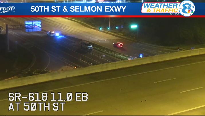 Fatal crash involving motorcycle has SB 50th closed between Adamo & Selmon Expressway. On-ramp to WB Selmon is blocked. To access the Selmon, use 78th St