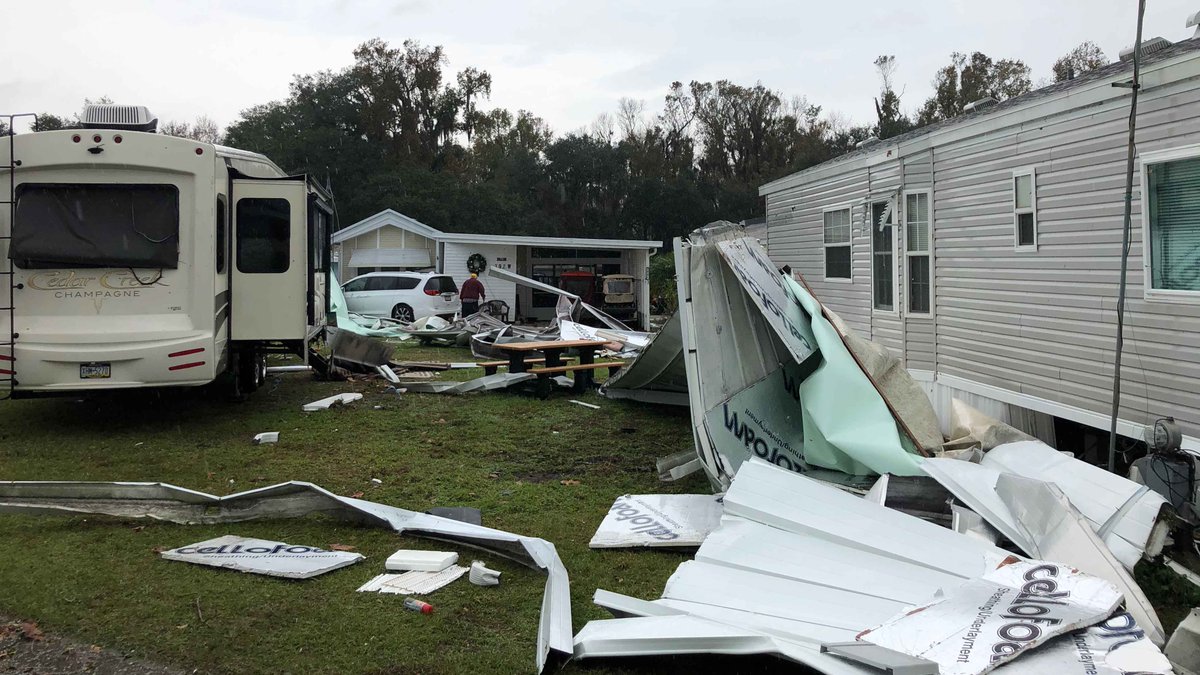 Leesburg was one of the areas in Central Fla. that felt the brunt of severe weather Saturday. According to officials, there may have also been a tornado that touched down at Holiday RV Village. 