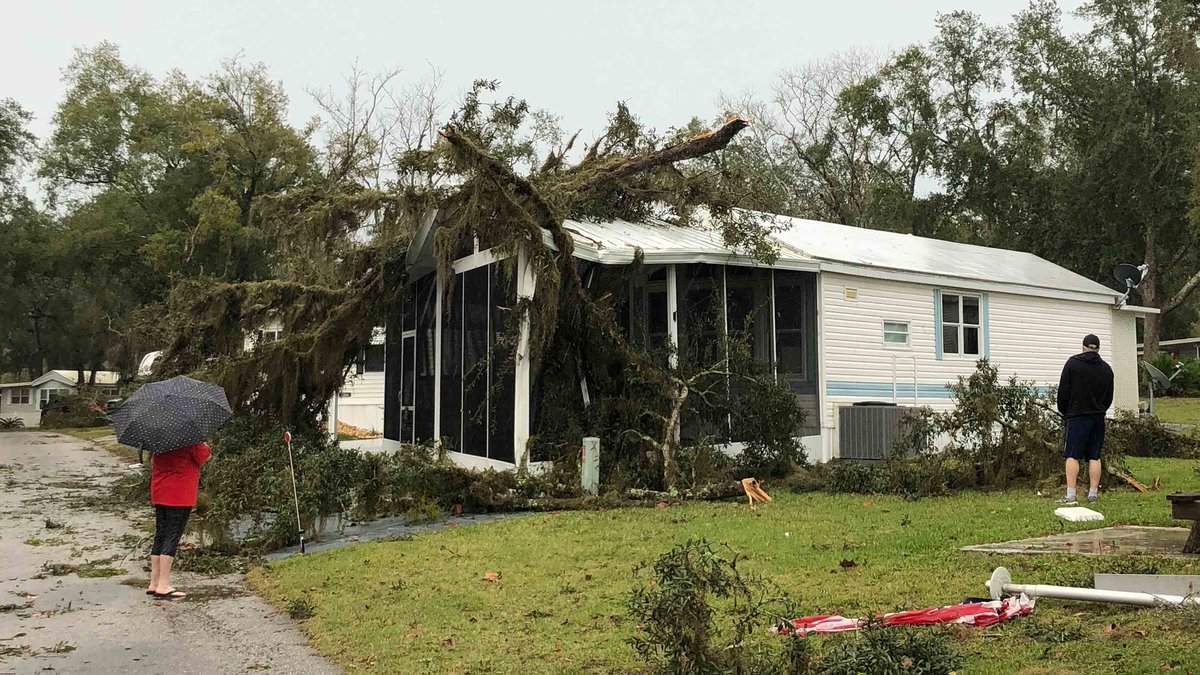 Leesburg was one of the areas in Central Fla. that felt the brunt of severe weather Saturday. According to officials, there may have also been a tornado that touched down at Holiday RV Village. 