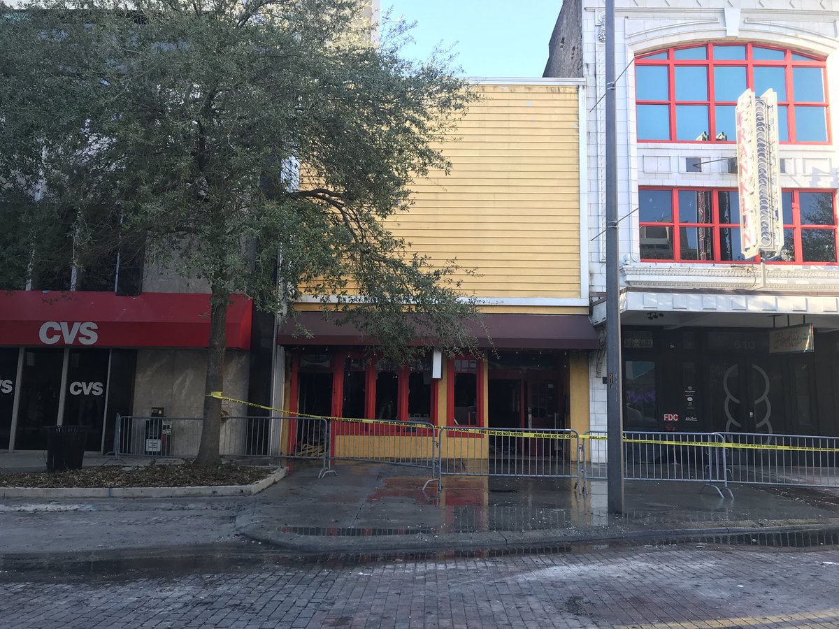 $450,000 in damage to Szechuan House, where a 4-alarm fire broke out yesterday. Unclear right   how many businesses are impacted but it appears Frankie's (next door) is currently closed