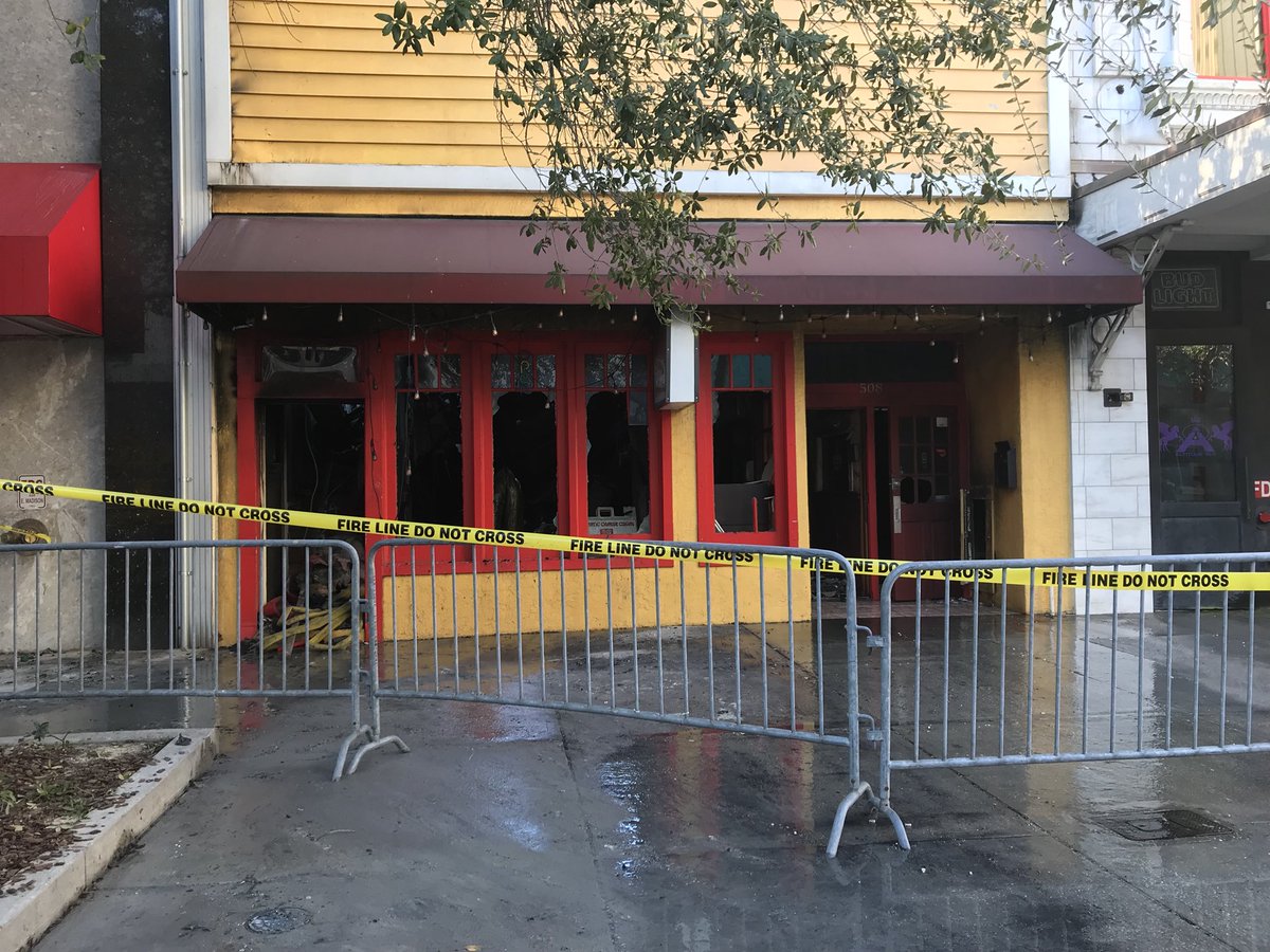 $450,000 in damage to Szechuan House, where a 4-alarm fire broke out yesterday. Unclear right   how many businesses are impacted but it appears Frankie's (next door) is currently closed