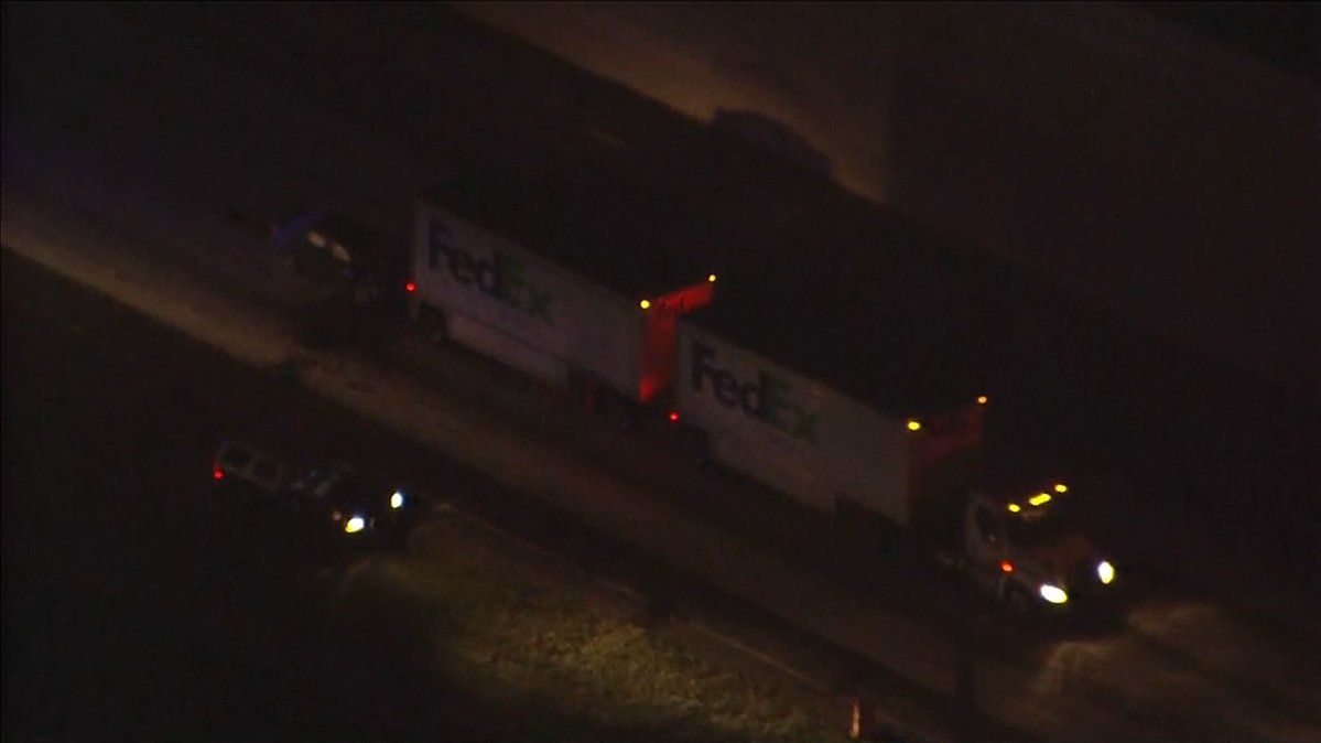 Chopper is over the scene of a fatal wreck on Sand Lake and John Young Parkway. NB side of JYP is still blocked