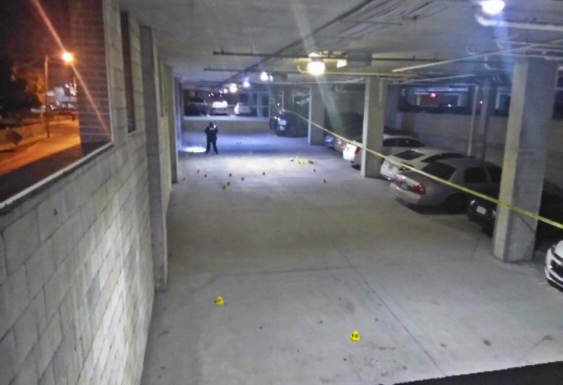 Resident of Metro 510 apartments gave these photos to @WFLA, but doesn't want to be identified. He said he heard dozens of shots ring out this morning. Two people were hit by gunfire at the downtown building.