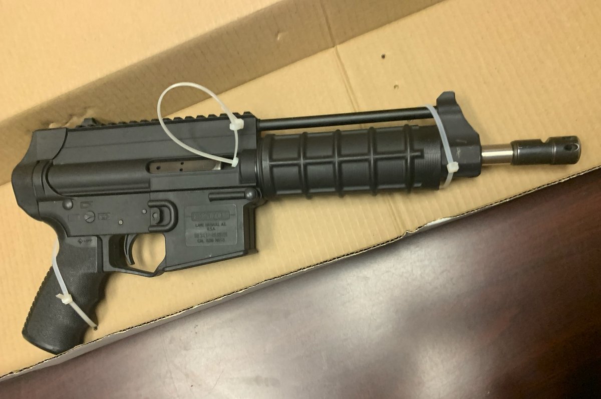 As the Jacksonville Sheriff's Office continues to investigate Sunday's officer-involved shooting, a photo of the gun in the possession of the suspects involved has been released by police