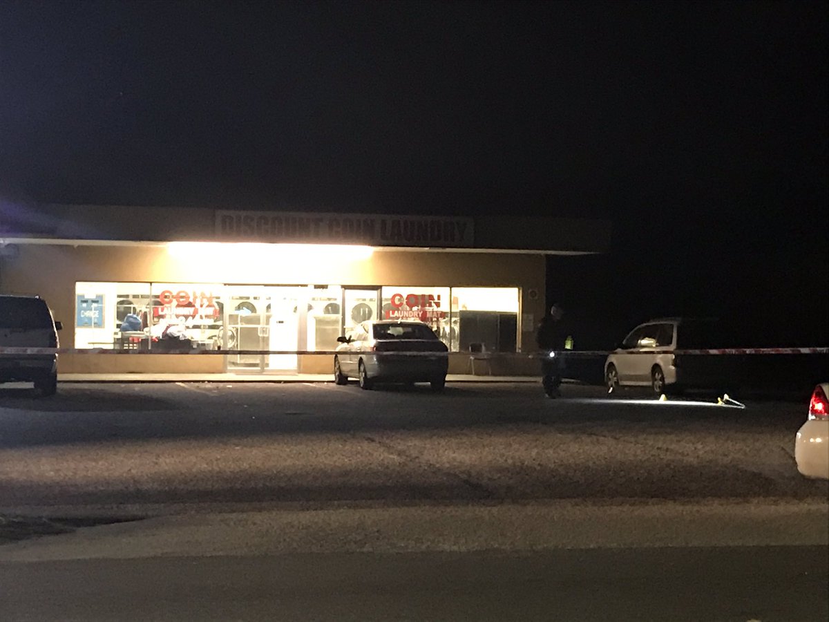 Late night shooting in front of Discount Coin Laundry off Herlong road on the Westside - JSOPIO says a Hispanic male in his 30's  was shot multiple times in the torso by an unknown suspect - his injuries currently are considered non life threatening