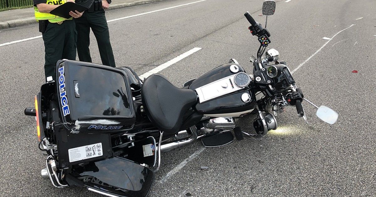 Deputies say 50-year-old Paul Dunn was on his way to work around 5:45 a.m. Thursday morning, riding his agency motorcycle, when he crashed into and drove over a raised median on Lakeland Highlands Road for unknown reasons. It happened just south of Lake Miriam Drive.