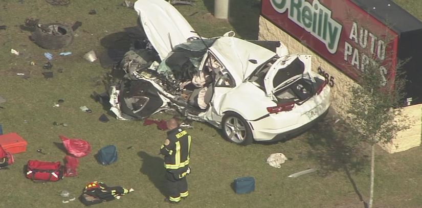 A driver who fled an attempted traffic stop for a seat belt violation later crashed into a vehicle in Deltona, the Volusia County Sheriff’s Office said.
