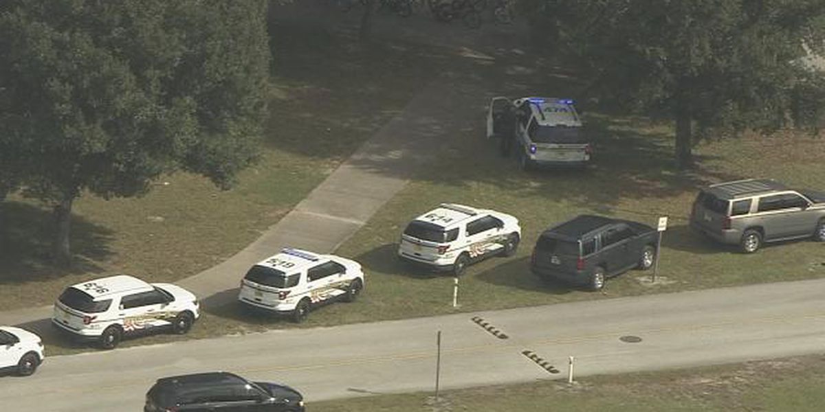 The Volusia County Sheriff’s Office said Heritage Middle School has been cleared. No weapons were found and no one was injured, deputies said.