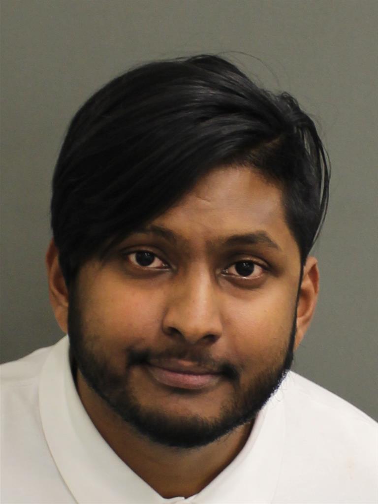 This is the booking photo for 26-year-old Ryan Sarjoo of Windermere, who was arrested for shooting an automatic rifle into the air in downtown Orlando early yesterday morning near E Pine Street and Orange Avenue after an argument with another man