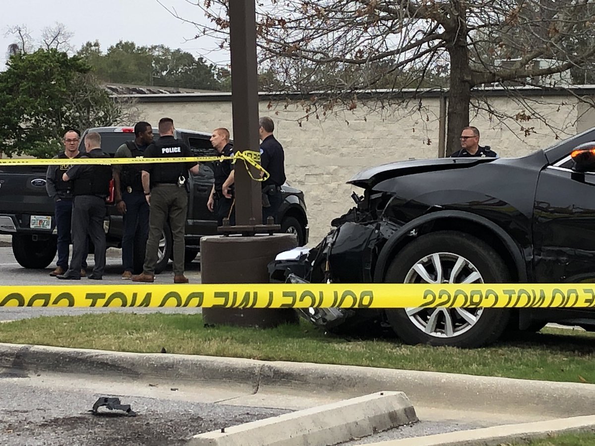 PPD is searching for the occupants of 2 vehicles involved in a shootout while driving down Cervantes street. One vehicle crashed outside McDonald's