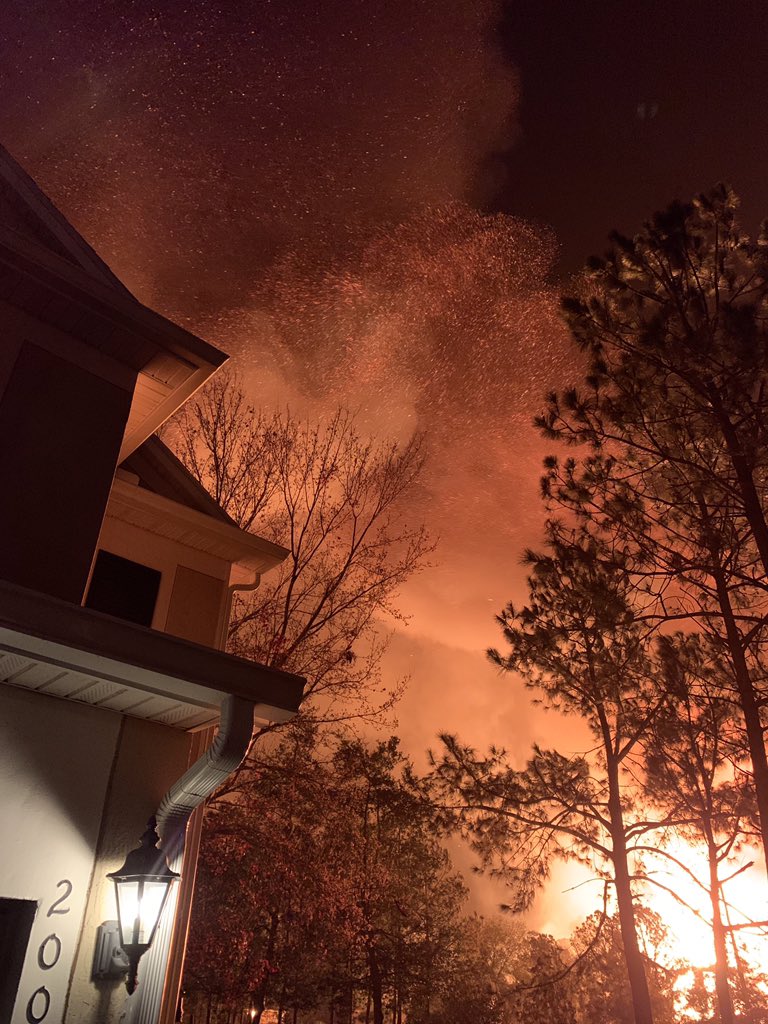 Fire is   under control, but they are still working