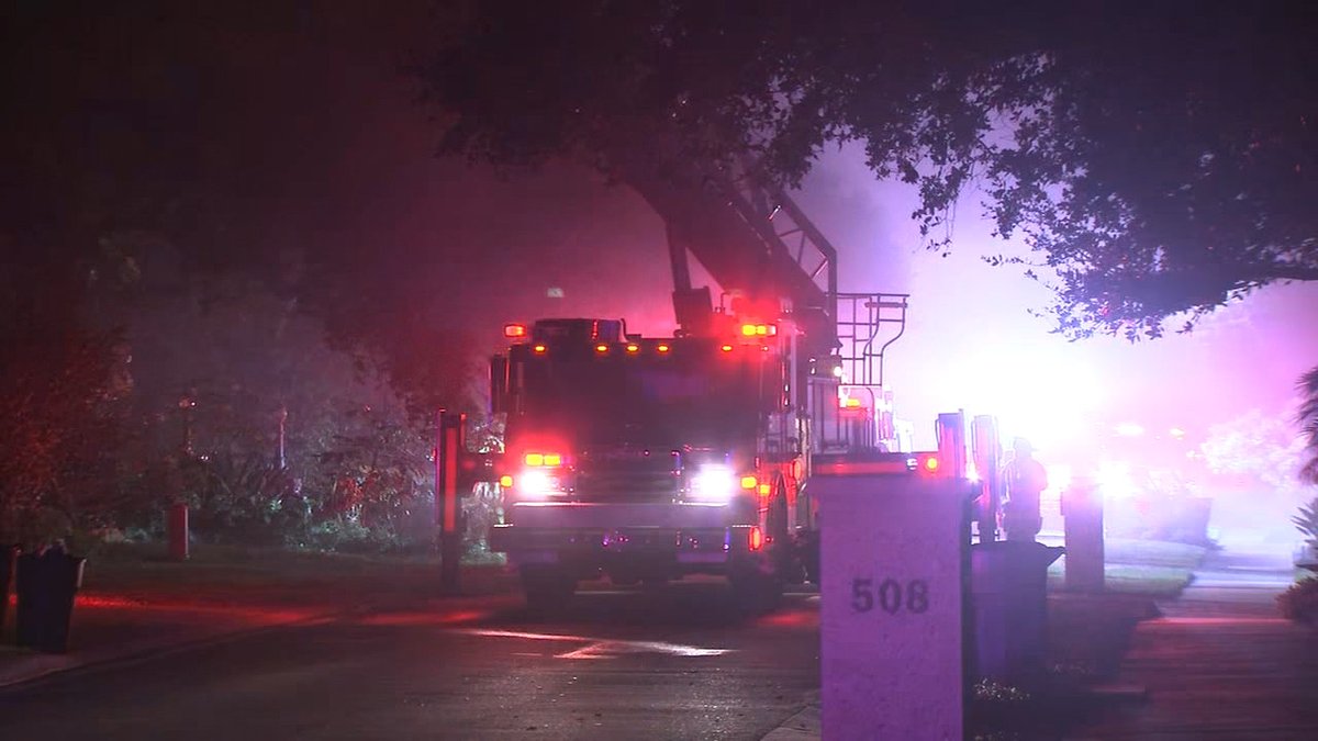 One person has died following a fire in Belleair Bluffs. The fire broke out around 2 a.m. in the 400 block of Bluff View Drive. Fire officials said the flames were heavy on the first floor of the two-story home