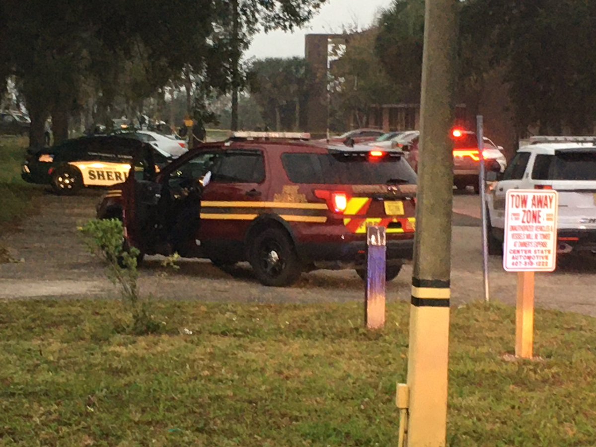 Osceola County Fire Marshall has pulled up to Lake Cecile Inn. 