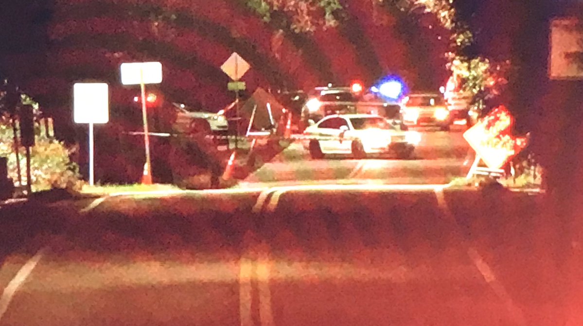 Officer involved accident along Trout River Blvd - road is closed in the 5600 blk both directions 
