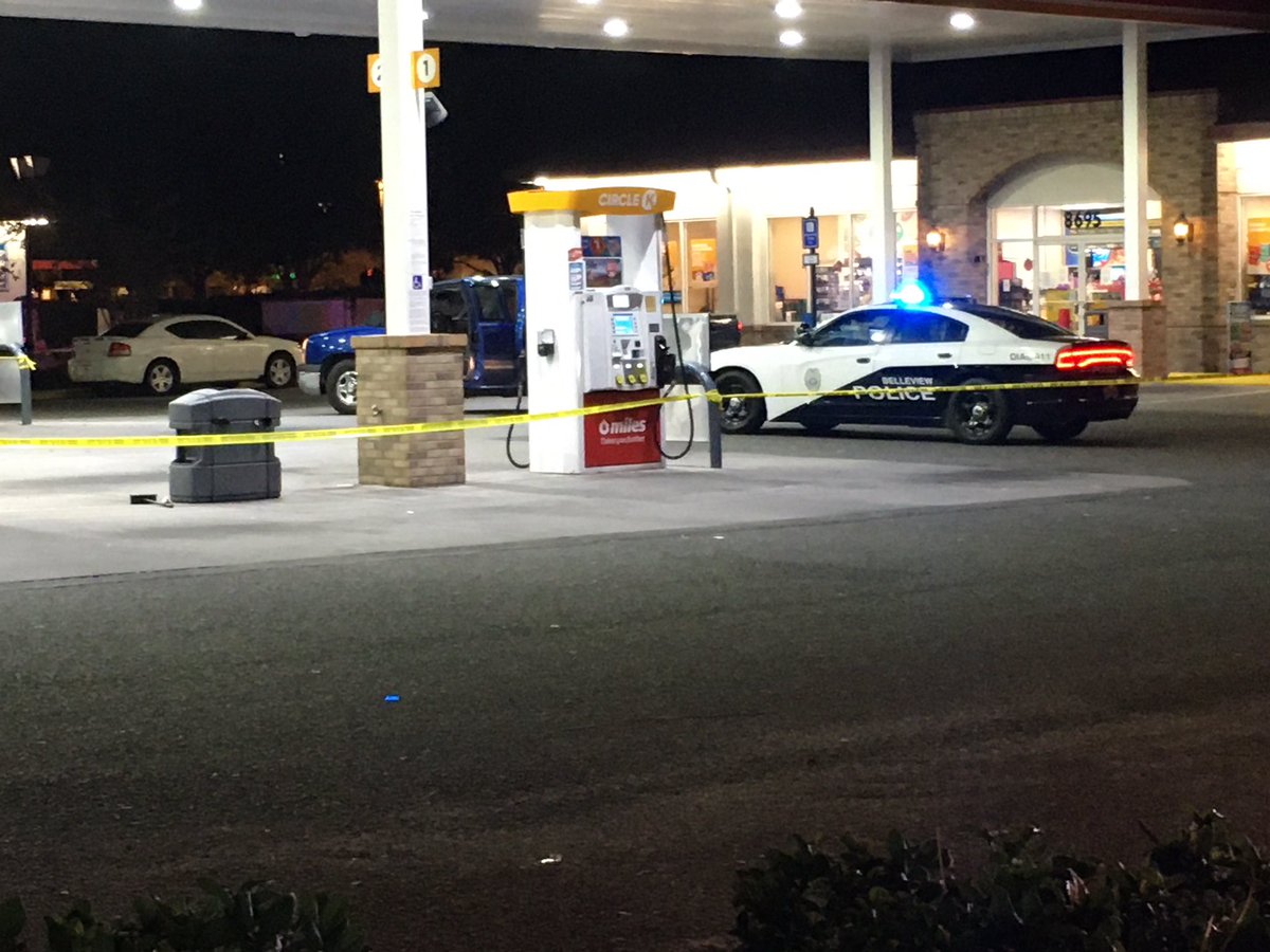 Marion County Sheriff's still on scene following an officer involved shooting that happened a few hours ago. This is the Circle K on CR 42 by the villages. Officer is ok, one male has been taken to a hospital.