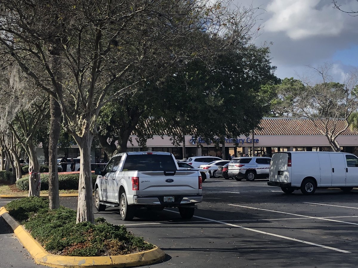 JSO says a man was shot and killed in front of a business. Police said two suspects took off in a stolen car. An off-duty officer chased the car before the suspects ditched it. 
