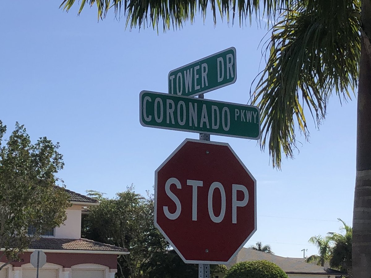 Tower Dr. shut down by Cape Coral police for a standoff situation. 