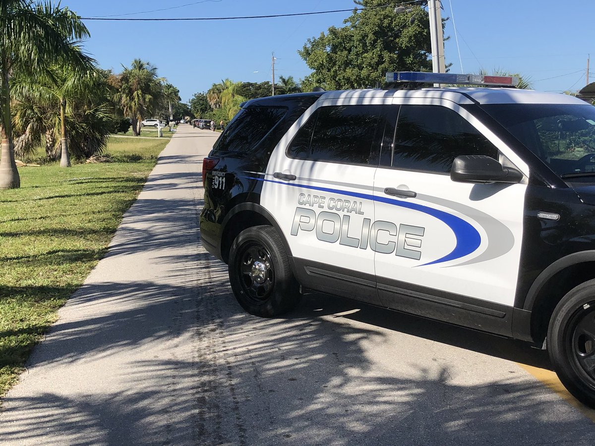 Tower Dr. shut down by Cape Coral police for a standoff situation. 