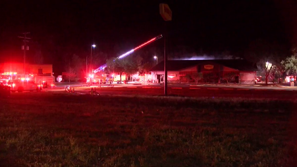 Hillsborough County firefighters responded to a working fire at the Denny's on Sun City Center Blvd in Ruskin this morning. The fire is believed to have started from some grease. It's unknown how much damage the business sustained. 
