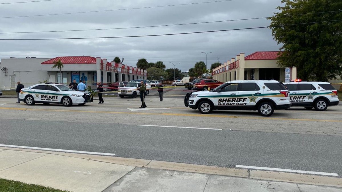 Palm Beach County detectives are investigating a deadly shooting near a shopping plaza in Lake Park on Wednesday.